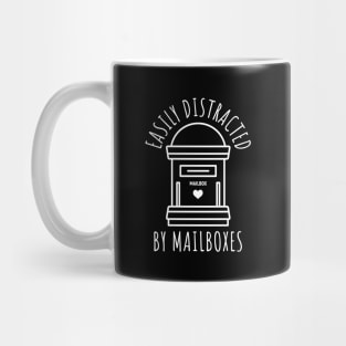 Easily Distracted By Mailboxes Mug